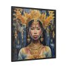 88302-225.jpg A Beautiful Bangkok Girl Framed Canvas