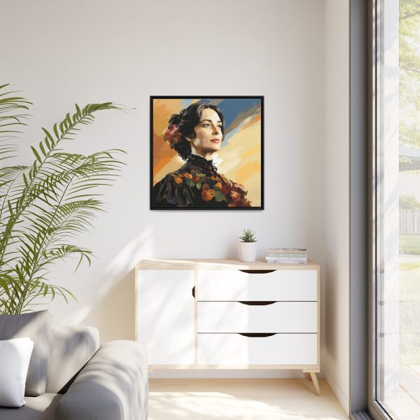 88302-233.jpg Pioneer Woman Portrait Framed Canvas
