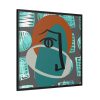 88302-245.jpg Picasso Style Face Framed Canvas