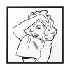 88302-281.jpg Pin-up Girl Framed Canvas