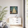 88302-288.jpg Impressionist Christmas Tree Framed Canvas