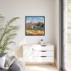 88302-3.jpg Montagne Sainte-Victoire by Pierre-Auguste Renoir Framed Canvas