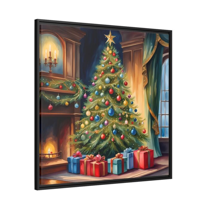 Christmas Tree Framed Canvas - Image 1