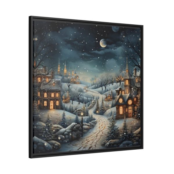 88302-310.jpg Christmas Village I Framed Canvas