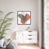 88302-328.jpg Abstract Mason Jar Flower Line Art Framed Canvas