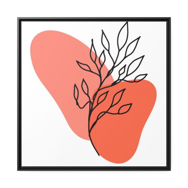 88302-331.jpg Abstract Line Art Plant Framed Canvas