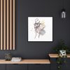 88302-349.jpg Plant Composition and a Pink and Black Line Art Framed Canvas