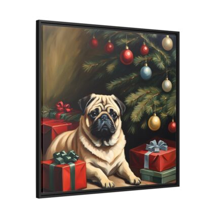Vintage Christmas Framed Canvas