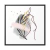 88302-361.jpg Pink and Black Line Art Overlay of a Woman Framed Canvas