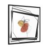 88302-365.jpg Minimalist Flower Art Framed Canvas