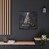 88302-379.jpg Christmas Tree House Framed Canvas