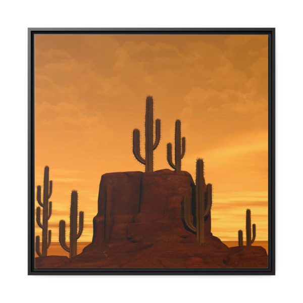 88302-381.jpg Desert Landscape Framed Canvas