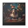 88302-396.jpg Funny Christmas Dog Framed Canvas
