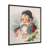 88302-40.jpg Vintage Santa Claus by McLoughlin Brothers Framed Canvas