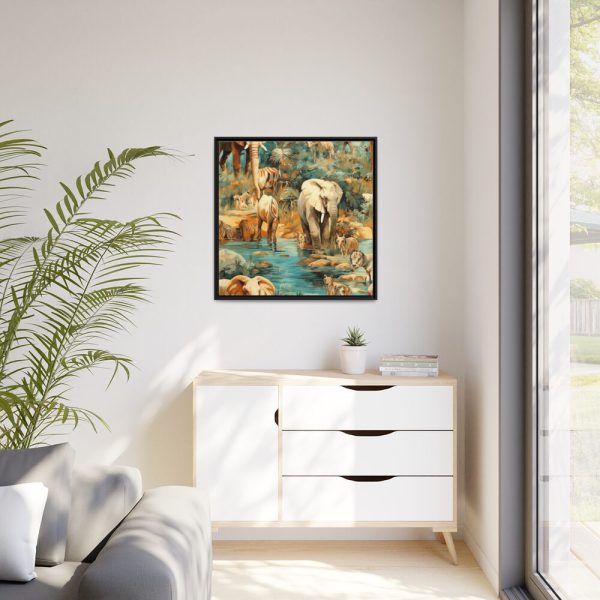 88302-408.jpg Wild Animals Framed Canvas