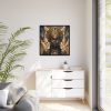 Afroamerican Woman in a Crown Framed Canvas