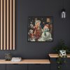88302-434.jpg Child and Snowman Framed Canvas