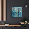 88302-449.jpg Geometric Abstract Blue Painting Framed Canvas