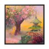 88302-456.jpg Japanese Pear Blossom Garden Art Framed Canvas