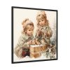 88302-55.jpg Bird And Child Christmas Art Framed Canvas