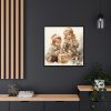 88302-59.jpg Bird And Child Christmas Art Framed Canvas