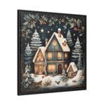 Christmas Art Framed Canvas