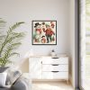 88302-68.jpg Snowman and the Boy Framed Canvas