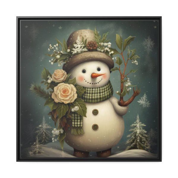 88302-71.jpg Christmas Snowman Framed Canvas