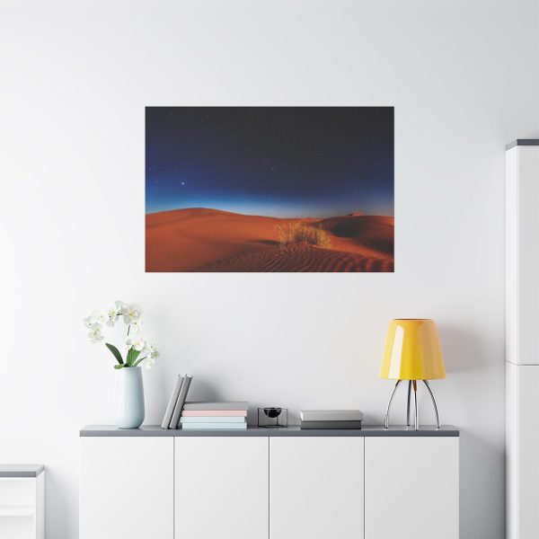Desert During Nighttime Standard Canvas