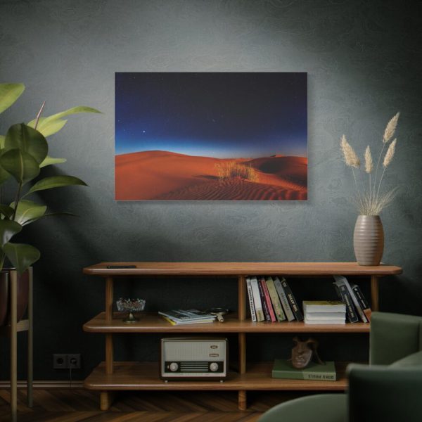 Desert During Nighttime Standard Canvas
