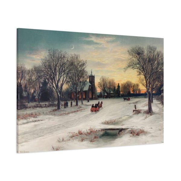 91638-145.jpg Christmas Eve by W. C. Bauer Standard Canvas