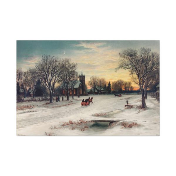 91638-146.jpg Christmas Eve by W. C. Bauer Standard Canvas