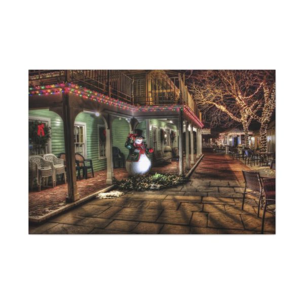 91638-161.jpg Winter Town Urban Christmas Decoration Standard Canvas