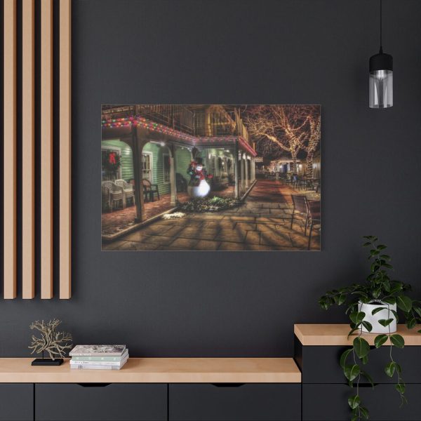 91638-163.jpg Winter Town Urban Christmas Decoration Standard Canvas