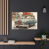 91638-178.jpg Vintage Christmas Card Standard Canvas