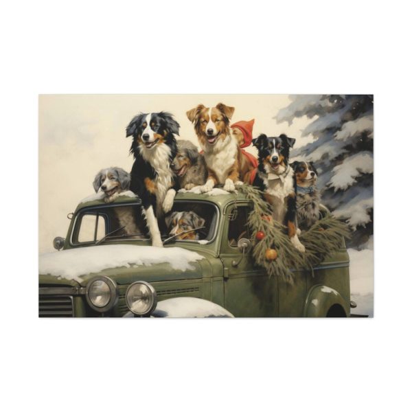 91638-186.jpg Dogs At Christmas Standard Canvas