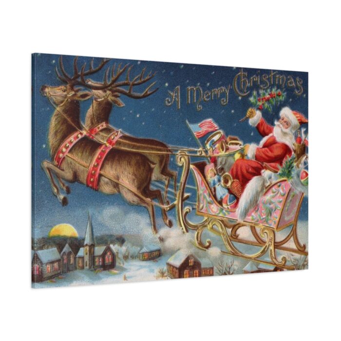 Vintage Christmas Standard Canvas - Image 1
