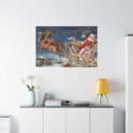 Vintage Christmas Standard Canvas - Image 3