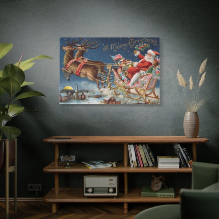 Vintage Christmas Standard Canvas - Image 5