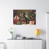 91638-207.jpg Dachshund Vintage Christmas Standard Canvas