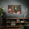 91638-209.jpg Dachshund Vintage Christmas Standard Canvas