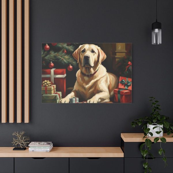91638-223.jpg Labrador Vintage Christmas Standard Canvas