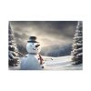 91638-246.jpg Christmas Landscape Snowman Standard Canvas