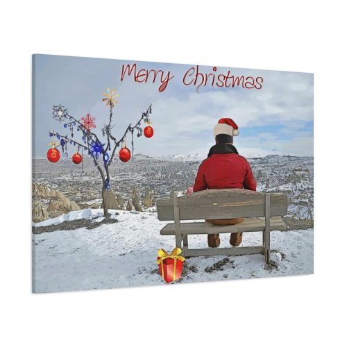 Santa Claus on Holiday Standard Canvas