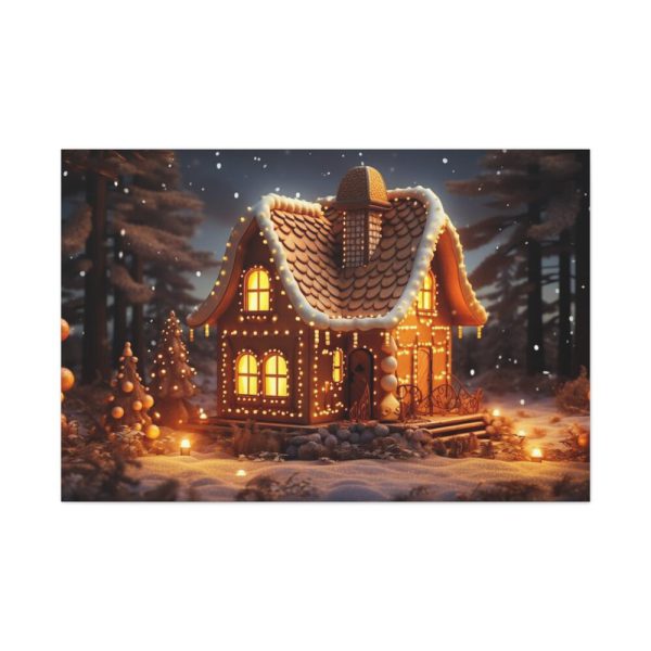 91638-256.jpg Christmas Gingerbread House Standard Canvas