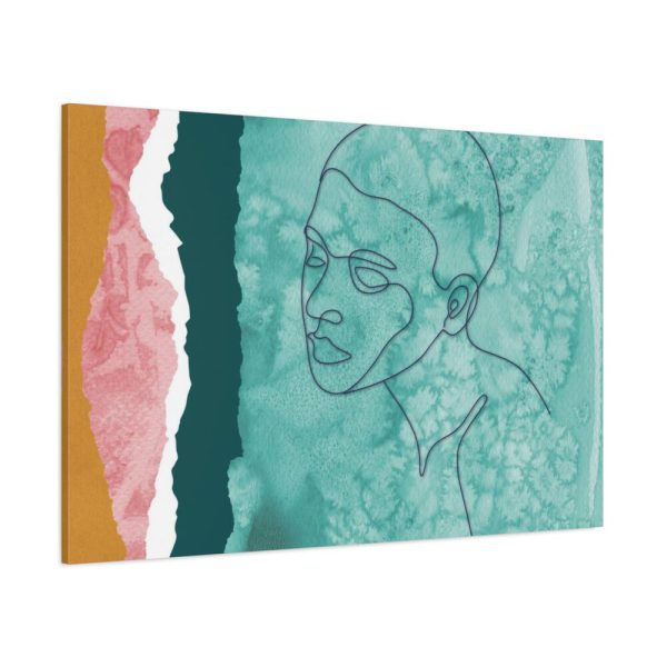 91638-260.jpg Abstract Black Woman Face Standard Canvas
