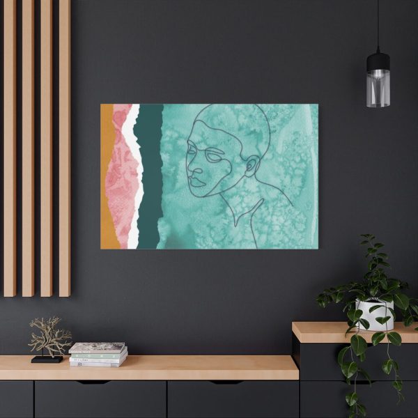 91638-263.jpg Abstract Black Woman Face Standard Canvas
