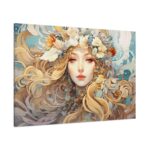 Woman Alphonse Mucha Standard Canvas
