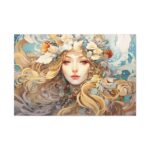 Woman Alphonse Mucha Standard Canvas - Image 2