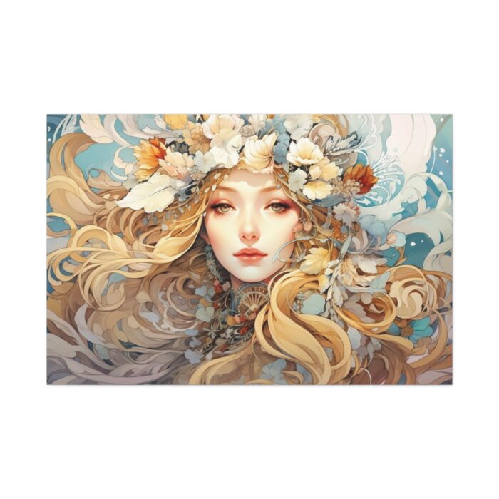 Woman Alphonse Mucha Standard Canvas - Image 2